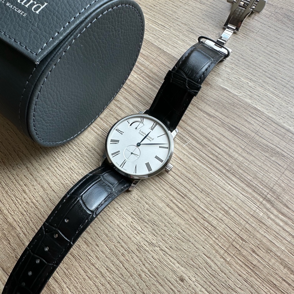Mens Black Leather Strap Watch Mens Black Leather Strap Watch
